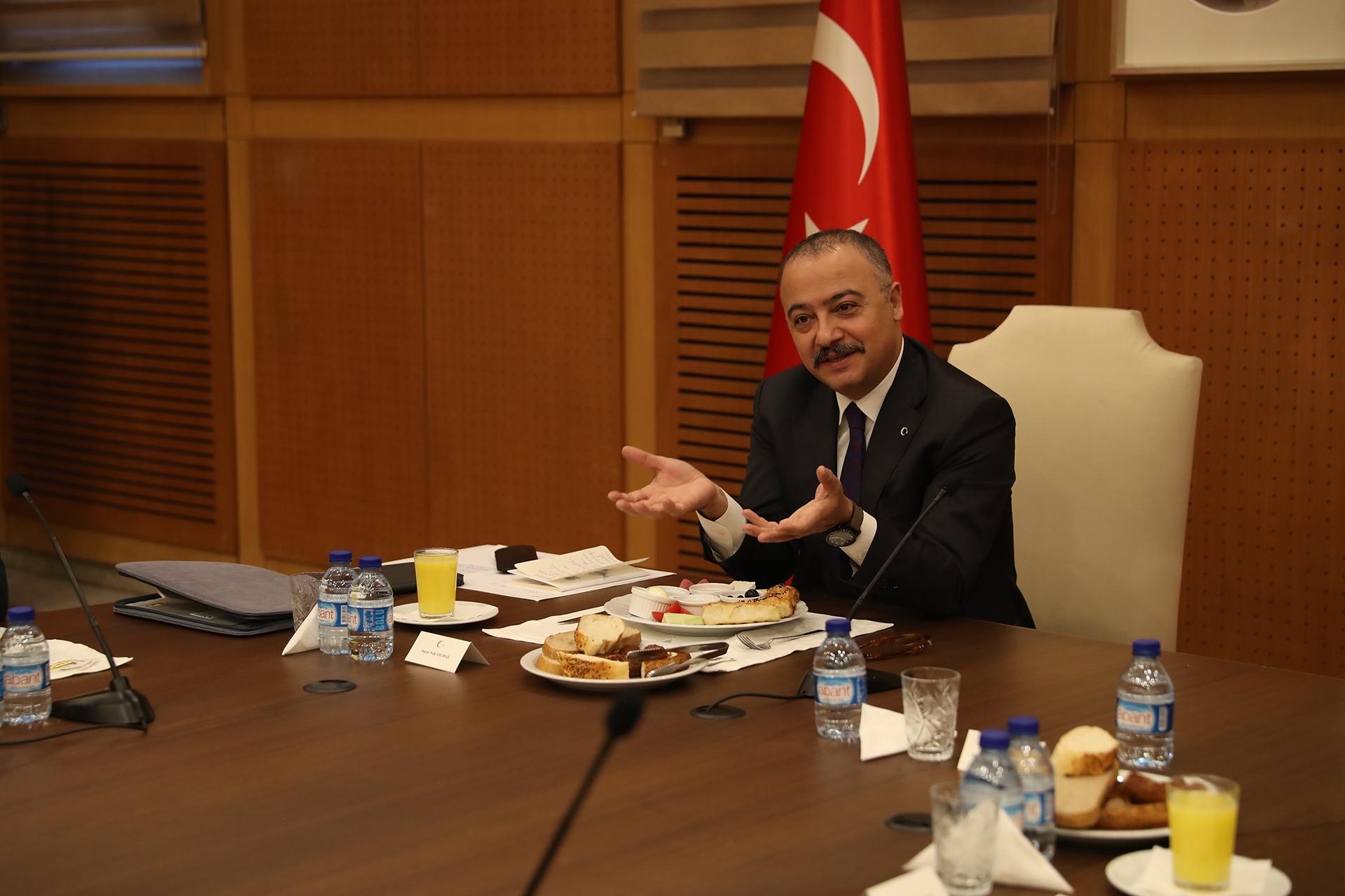 Ankara’daki Uluslararası İlişkiler Bölüm Başkanlarıyla Toplantı